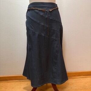 Kim‎ Parrish Collection Western Cowgirl Aline Midi Skirt Size 12